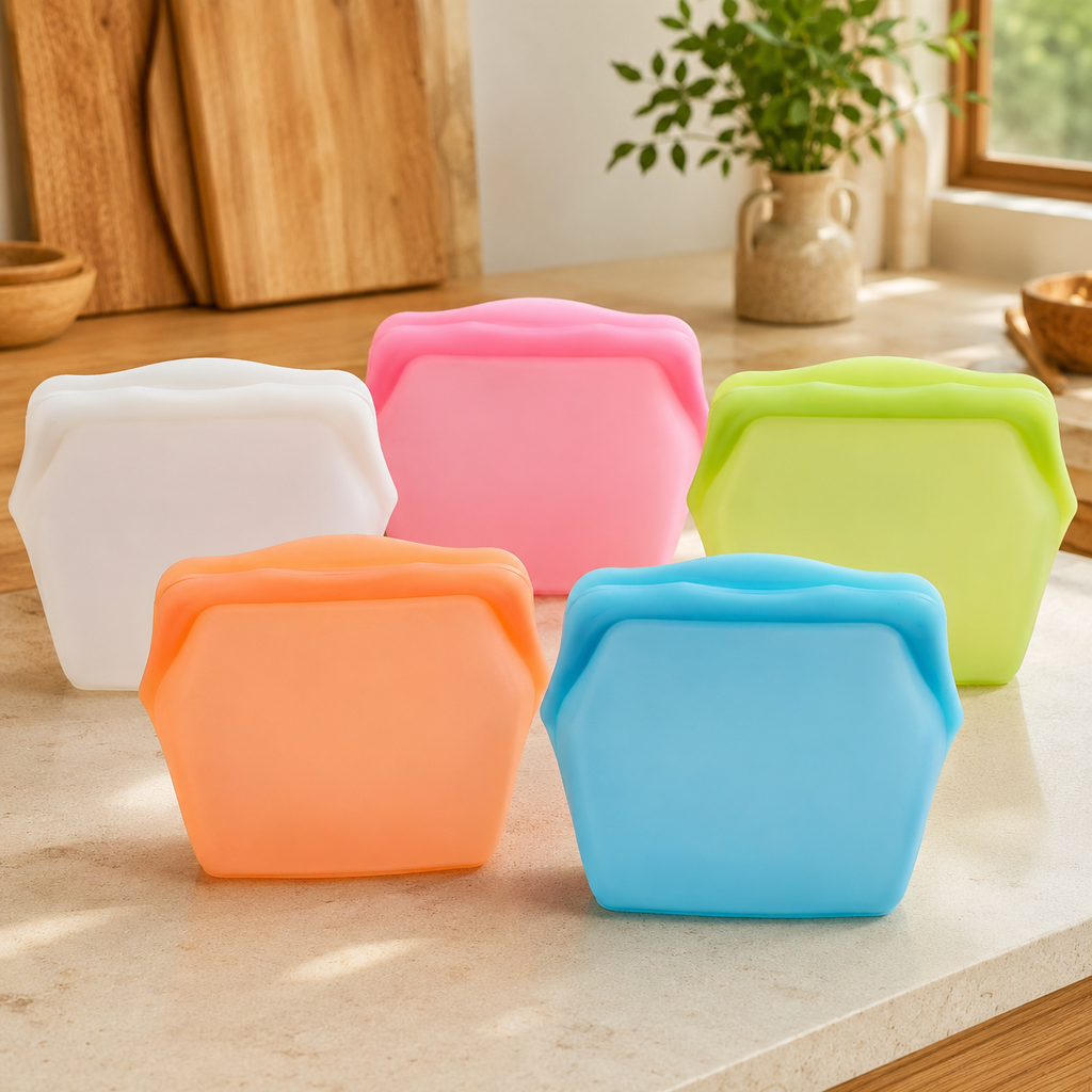 Stand-Up Food-Grade Silicone Storage Bag