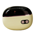 Beige 2-in-1 electric nail clipper and smoother