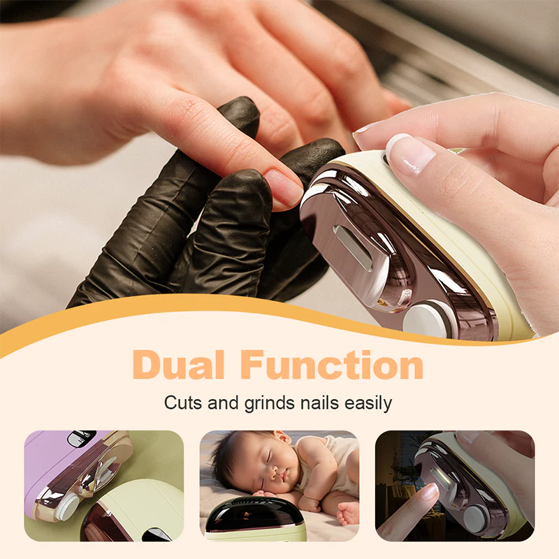 2-in-1 Electric Nail Clipper & Smoother