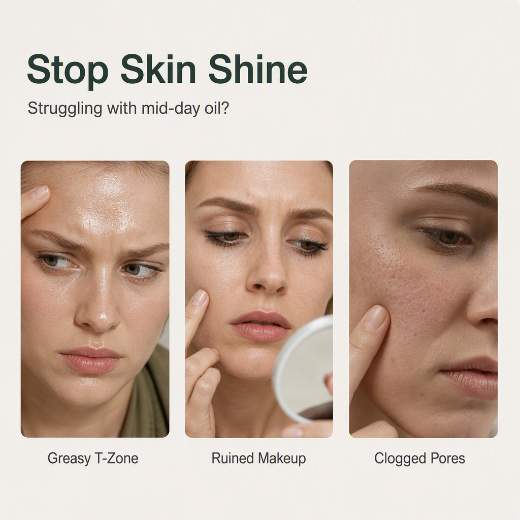 Portable Facial Oil-Absorbing Roller