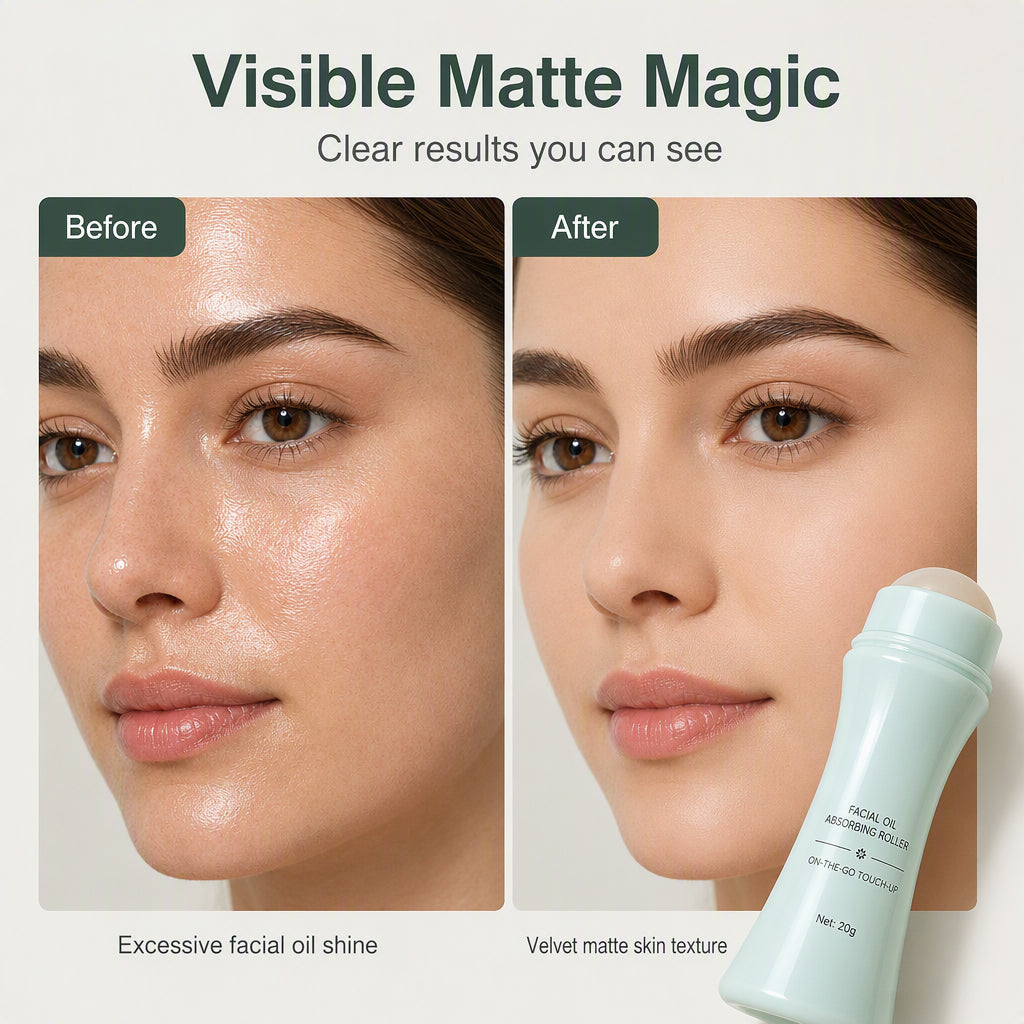 Portable Facial Oil-Absorbing Roller