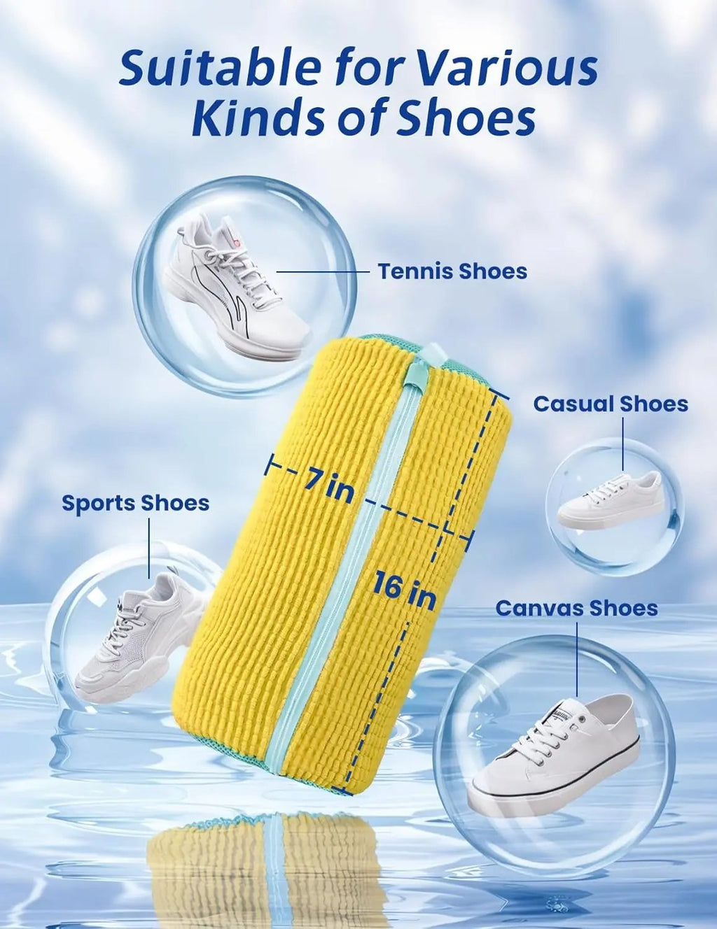 Shoe types illustration