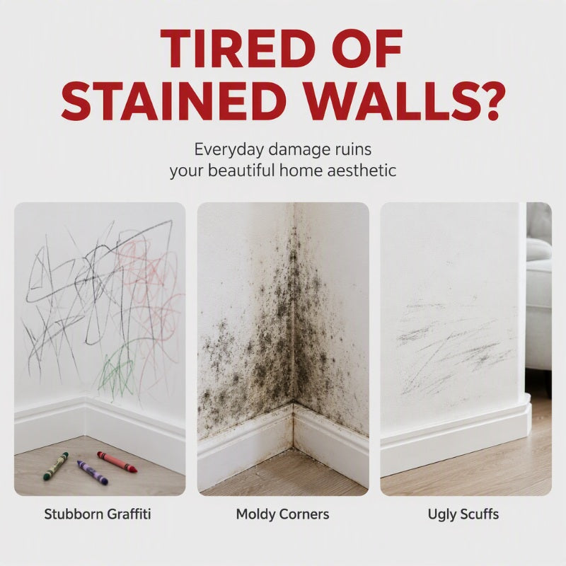 Wall Repair Paste with Built-In Mini Roller