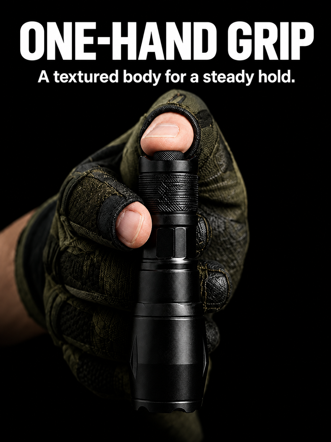 Adjustable Focus High-Brightness LED Flashlight