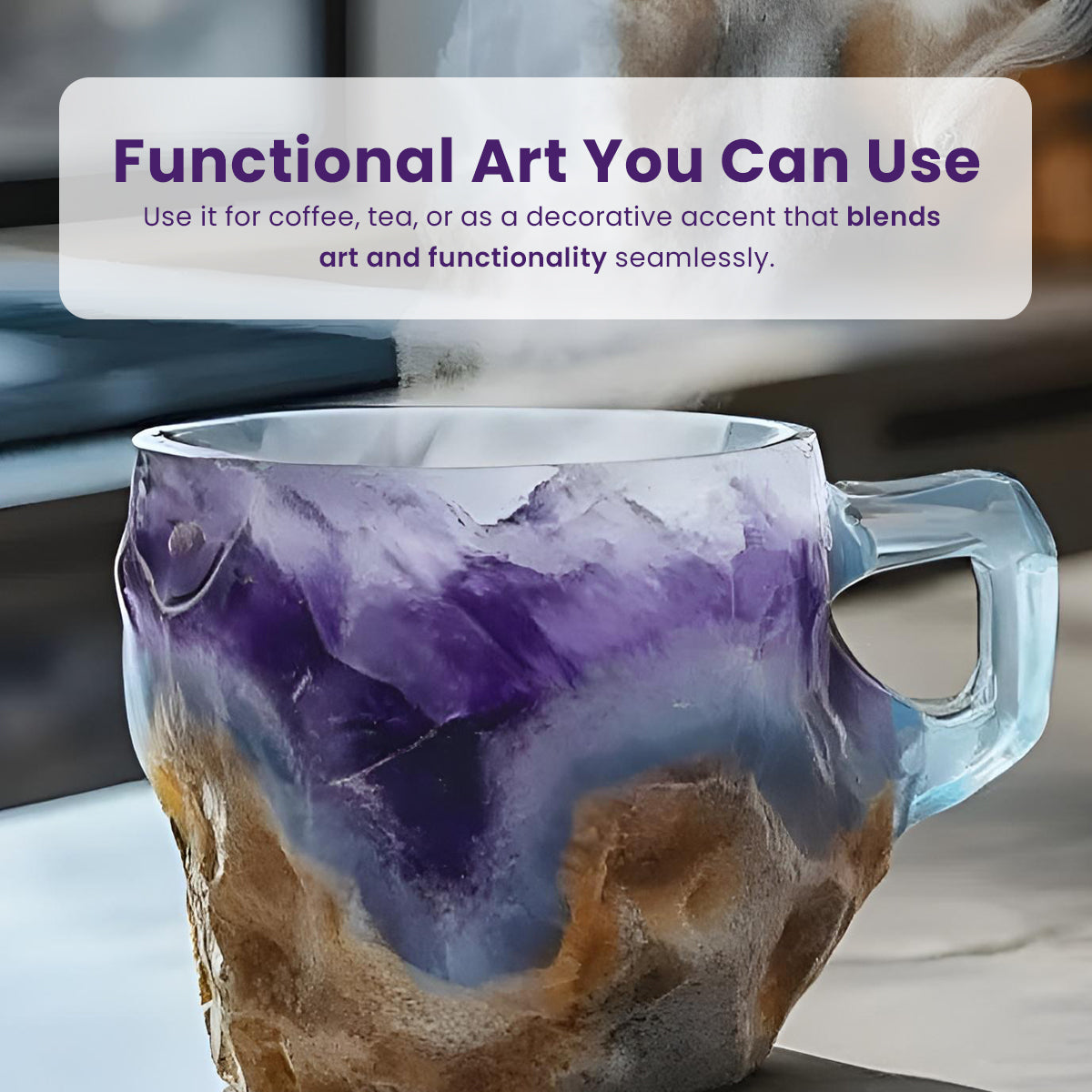 Crystal Geode Texture Coffee Mug