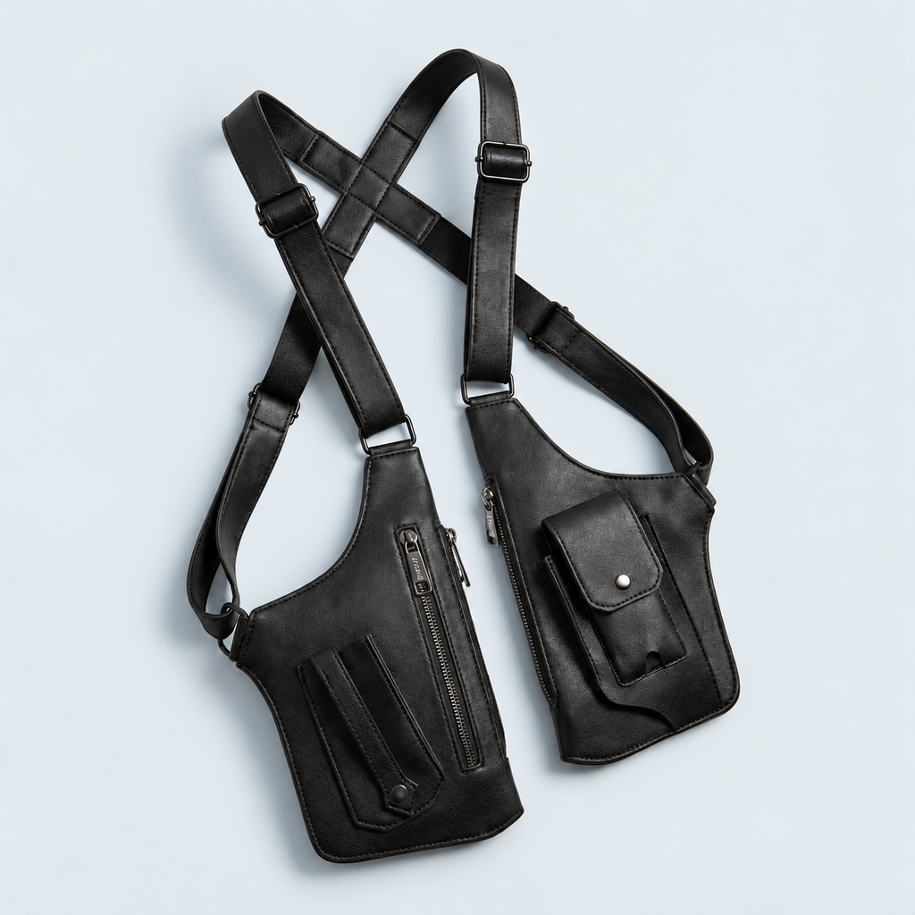 Anti-Theft Underarm Shoulder Holster Bag Hidden Strap Pocket Organizer