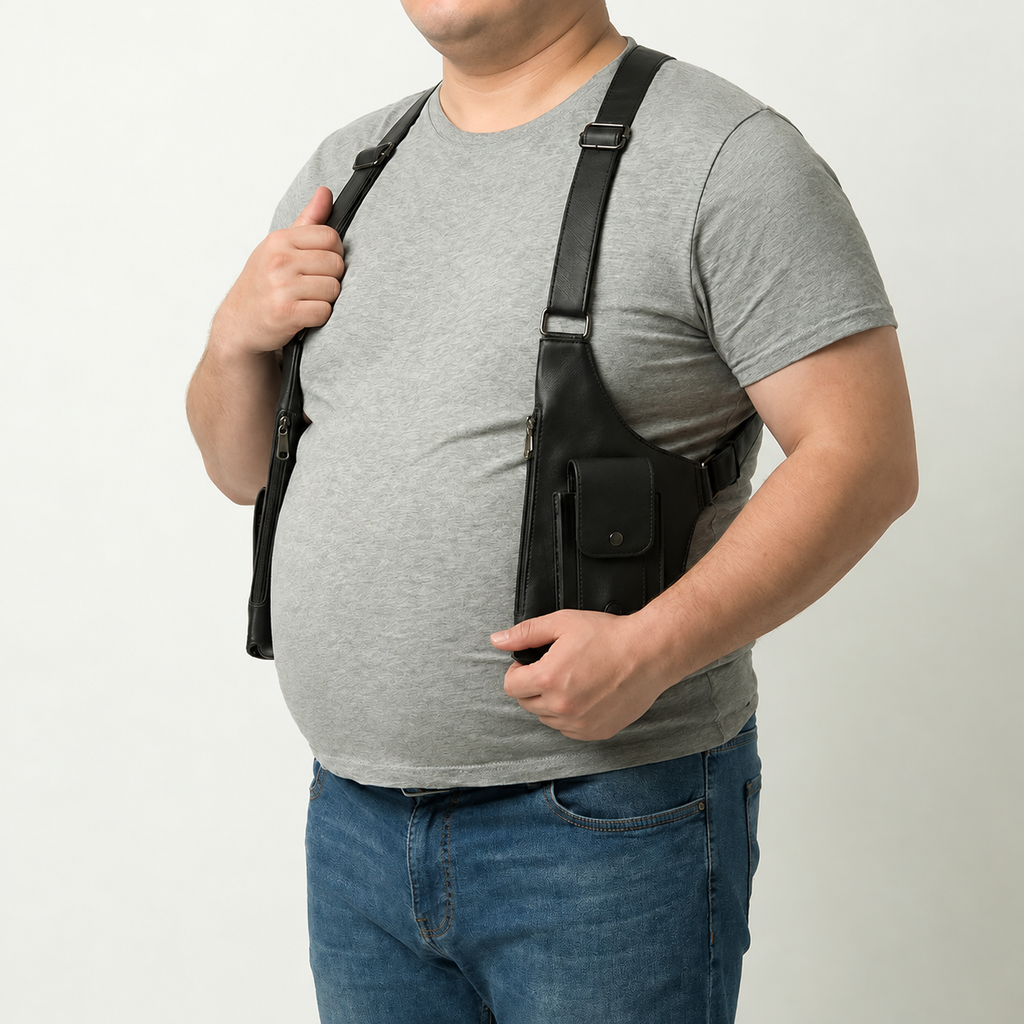Anti-Theft Underarm Shoulder Holster Bag Hidden Strap Pocket Organizer