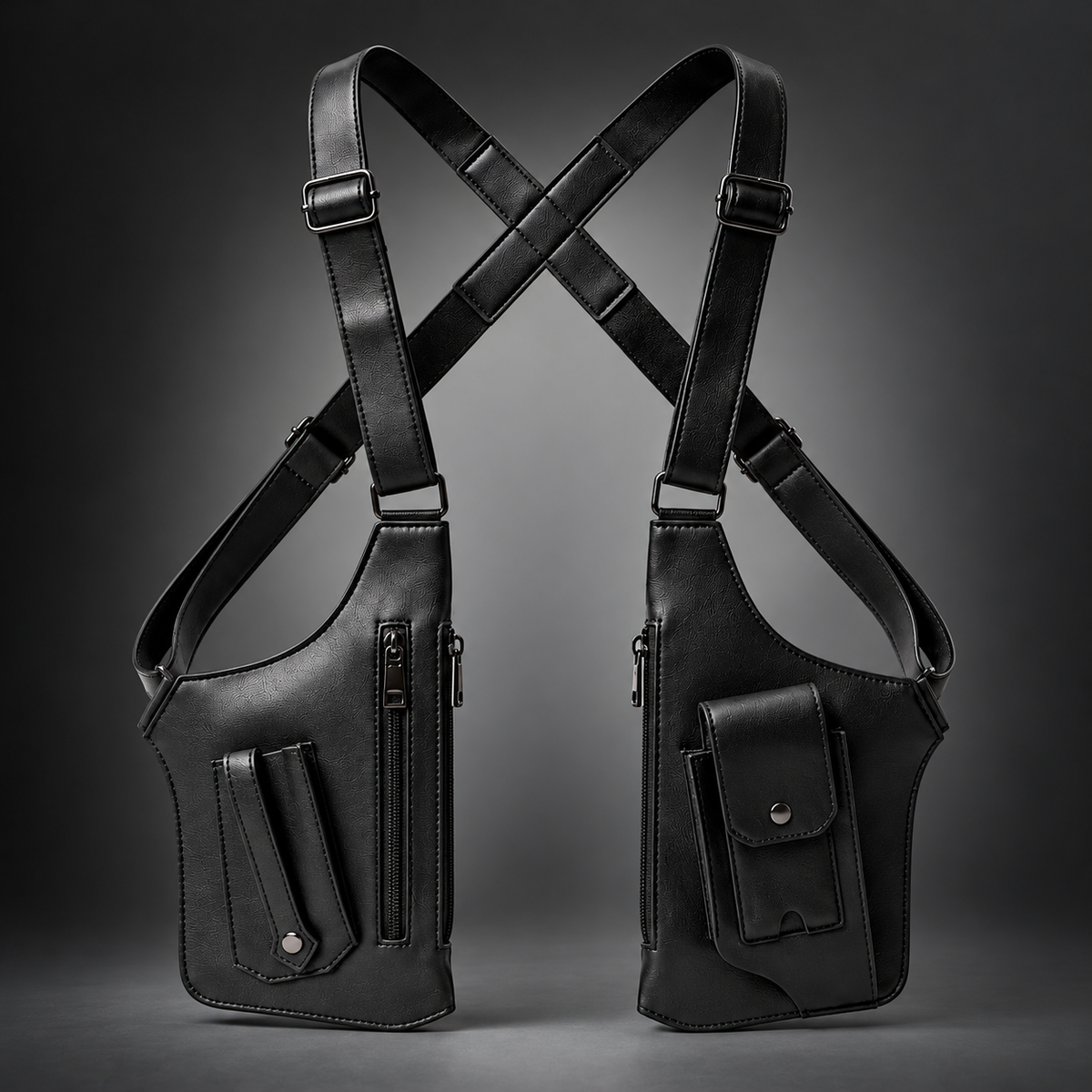 Anti-Theft Underarm Shoulder Holster Bag Hidden Strap Pocket Organizer