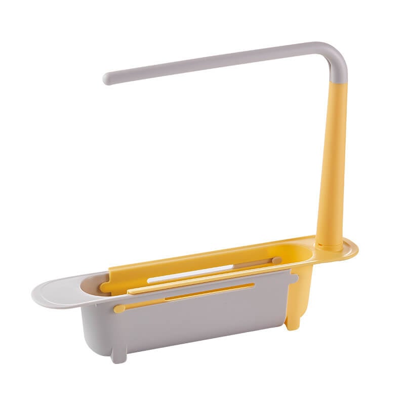 📢📢43% OFF & In Stock⏰ Updated Telescopic Sink Storage Rack – Adjustable Fit, Ventilated Drain & Towel Bar – Keep Your Sink Clean & Tidy ✨