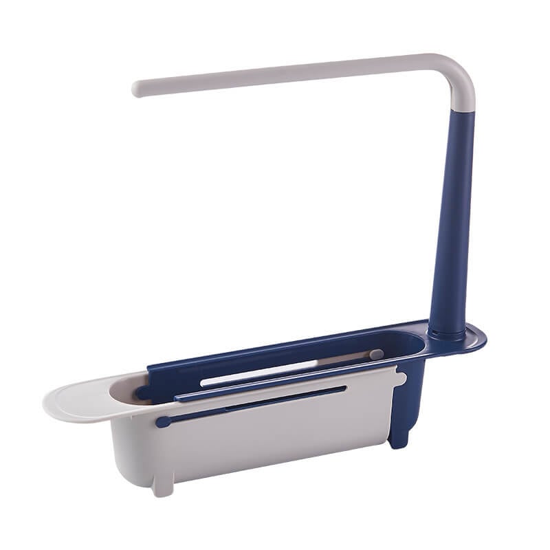📢📢43% OFF & In Stock⏰ Updated Telescopic Sink Storage Rack – Adjustable Fit, Ventilated Drain & Towel Bar – Keep Your Sink Clean & Tidy ✨